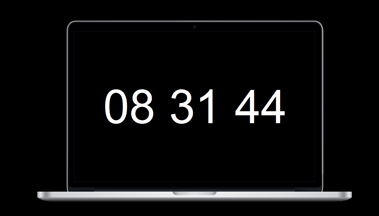 Macでシンプルな時計型スクリーンセイバーなら Padbury Clock P2p Today ダブルスラッシュ